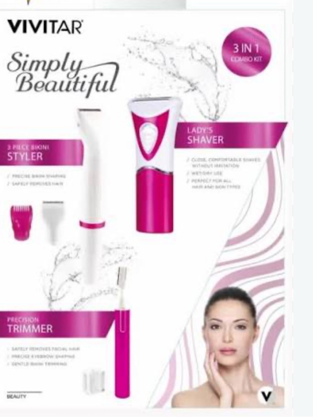 Vivitar Simply Beautiful Hair removal kit